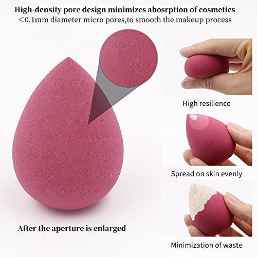 ustina Makeup Sponge, Makeup Sponges Blender Gift Set Beauty Cosmetic Foundat...