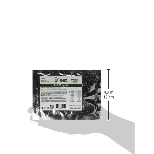 UTest Instant THC Home Drug Test | 15 ng/mL Single Panel Cannabis Detection T...