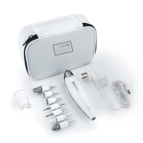 UTILYZE 10-in-1 Professional Electric Manicure & Pedicure Set, Powerful Nail ...