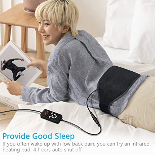 UTK Heating Pad for Lower Back, Far Infrared Heating Pad for Lower Back - Hea...
