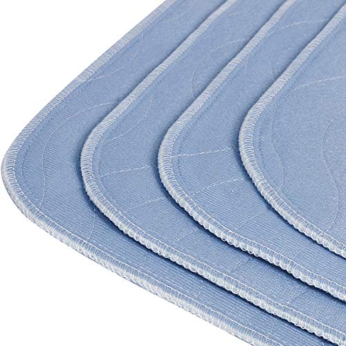 Utopia Bedding Waterproof Incontinence Pads Quilted Washable & Absorbent Bed ...