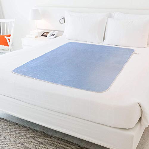 Utopia Bedding Waterproof Incontinence Pads Quilted Washable & Absorbent Bed ...