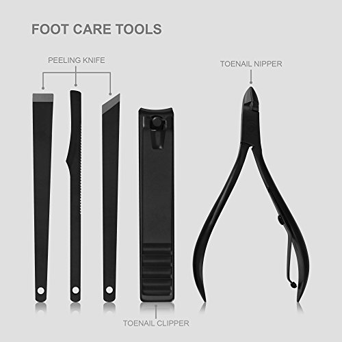Utopia Care - 15-Piece Manicure Set for Women Men Nail Clippers Stainless Ste...