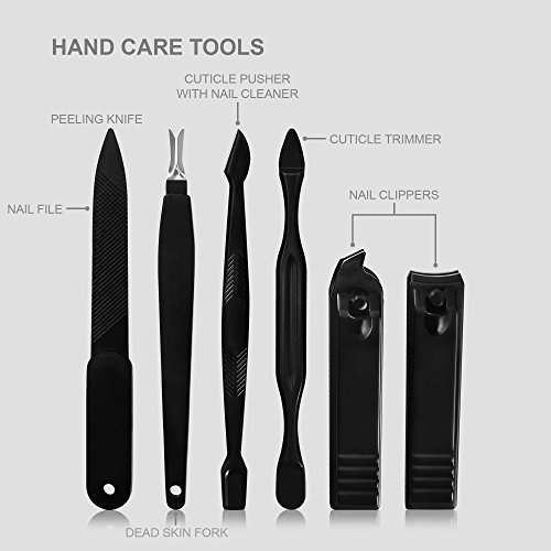 Utopia Care - 15-Piece Manicure Set for Women Men Nail Clippers Stainless Ste...