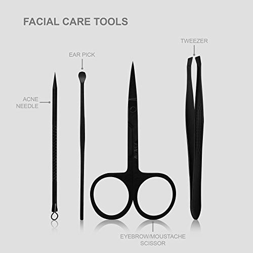 Utopia Care - 15-Piece Manicure Set for Women Men Nail Clippers Stainless Ste...