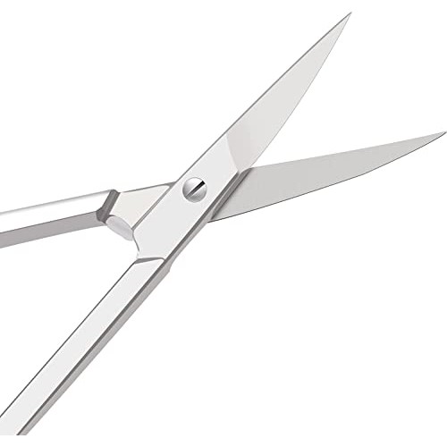 Utopia Care - Curved and Rounded Facial Hair Scissors for Men - Mustache, Nos...