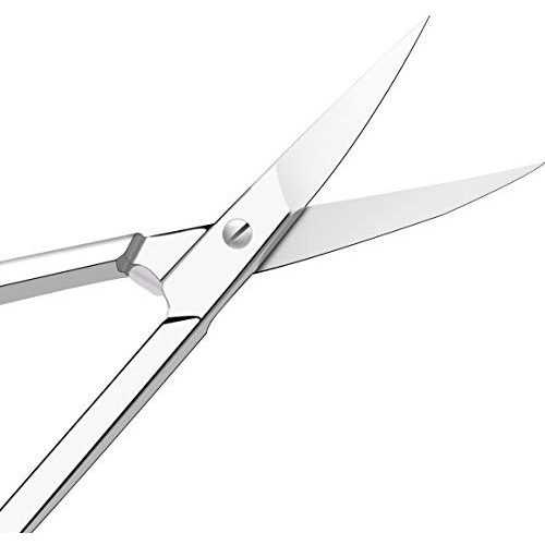 Utopia Care Curved and Rounded Facial Hair Scissors for Men - Mustache, Nose ...