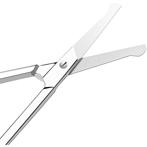 Utopia Care Curved and Rounded Facial Hair Scissors for Men - Mustache, Nose ...