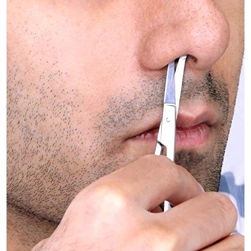Utopia Care Curved and Rounded Facial Hair Scissors for Men - Mustache, Nose ...