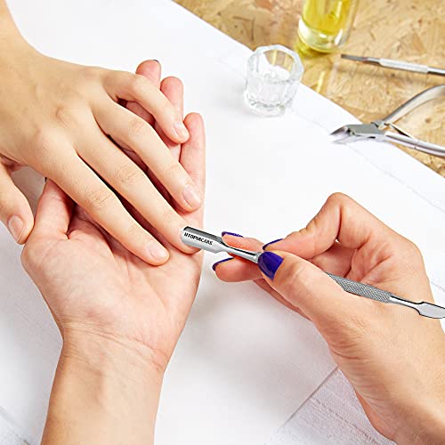 Utopia Care - Cuticle Pusher and Cutter - Professional Grade Stainless Steel ...