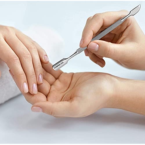 Utopia Care - Cuticle Pusher and Cutter - Professional Grade Stainless Steel ...