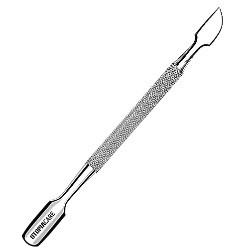 Utopia Care - Cuticle Pusher and Cutter - Professional Grade Stainless Steel ...