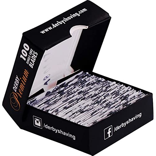 Utopia Care Professional Barber Straight Edge Razor Safety with 100-Pack Derb...