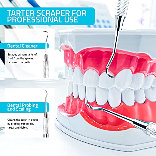 Utopia Care - Professional Dental Tartar Scraper Tool - Dental Pick, Double E...
