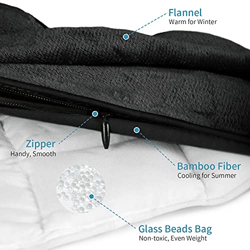 Weighted Sleep Eye Mask for Women & Men, Uttermara Resuable Hot Cold Therapy ...