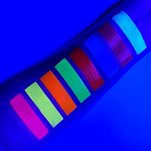 UV Glow - Neon UV Paint Stick/Face & Body Crayon - Set of 8 Colours. Genuine ...