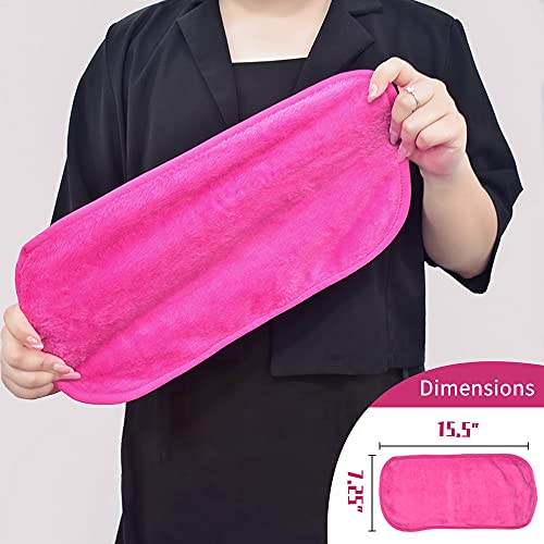 Makeup Remover Cloths 4 Count: Microfiber Reusable Fast Drying Washcloth, Fac...