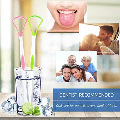 Premium Tongue Scraper Cleaner, BPA Free Tongue Scrapers, Healthy Oral Care, ...