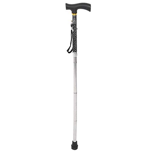 Portable Trekking Hiking Pole Foldable Cane Durable for Safety for Health Care