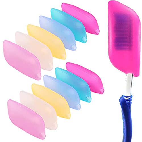 12 Pack Toothbrush Cover Caps, V-TOP Silicone Toothbrush Covers for Travel, H...