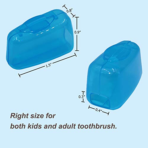 20 Pack Travel Toothbrush Head Covers, V-TOP Portable Toothbrush Pod Caps Cas...