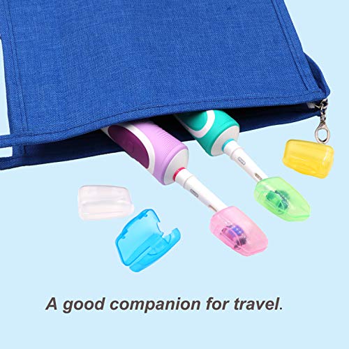 20 Pack Travel Toothbrush Head Covers, V-TOP Portable Toothbrush Pod Caps Cas...