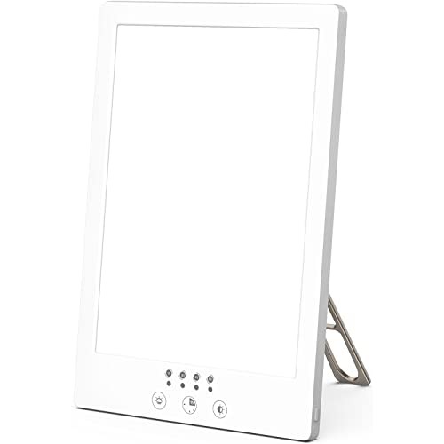 Light Therapy Lamp, Vacont UV-Free 12000 Lux Light Sun Lamp with 4 Timer Func...