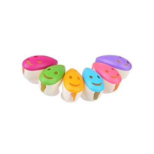 VADOO 6Pcs Toothbrush Head Cover Cap Suction Cup Toothbrush Case Portable Too...