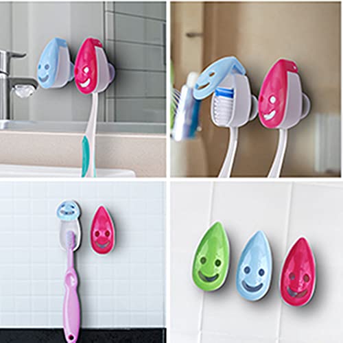 VADOO 6Pcs Toothbrush Head Cover Cap Suction Cup Toothbrush Case Portable Too...