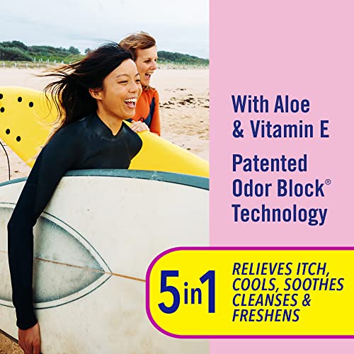 Vagisil Anti-Itch Medicated Feminine Intimate Wipes for Women, Maximum Streng...