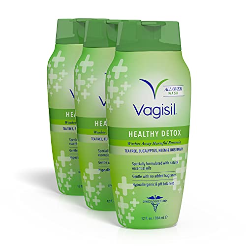 Vagisil Healthy Detox All Over Body Wash for Women, Gynecologist Tested, Hypo...