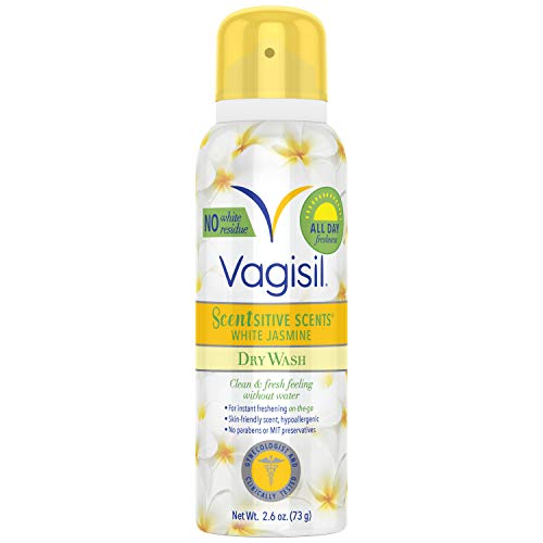 Vagisil Scentsitive Scents Feminine Dry Wash Deodorant Spray for Women, Gynec...
