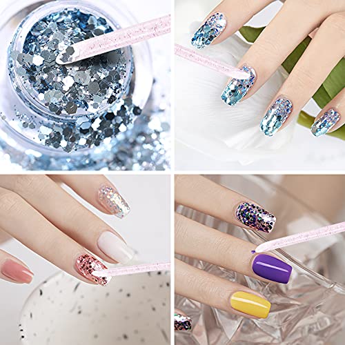 Vaincre 100 PCS Disposable Nail Stick Cuticle Pusher bulk, Nail Care Sticks, ...