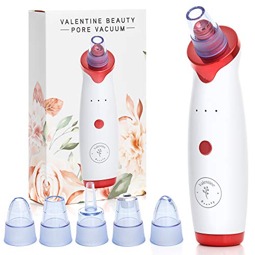 Valentine Beauty Blackhead Remover Pore Vacuum - Cleaner Rechargeable Pore Ex...