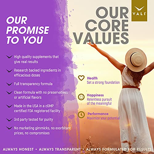 VALI Hair Strong Health & Growth Vitamins with Biotin, Keratin & Collagen - 6...