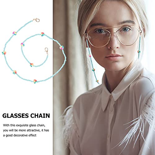 VALICLUD Bead Eyeglass Chain Holder Glasses Holder Sunglass Cord Neck Straps ...
