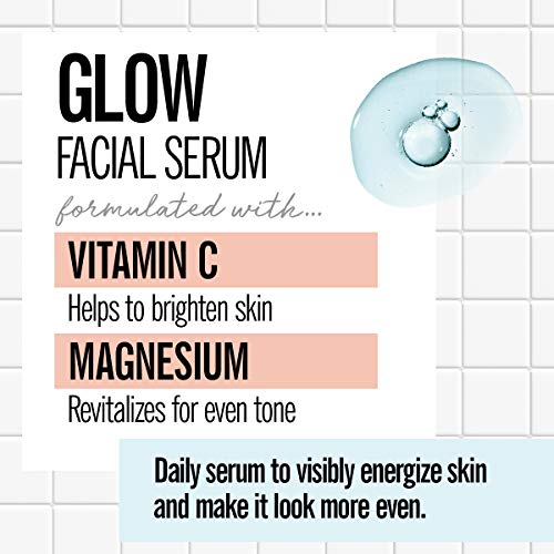 Valjean Labs Facial Serum, Glow | Vitamin C + Magnesium | Helps to Brighten a...