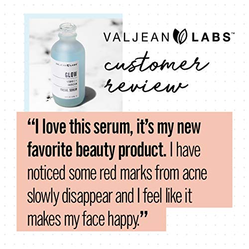 Valjean Labs Facial Serum, Glow | Vitamin C + Magnesium | Helps to Brighten a...