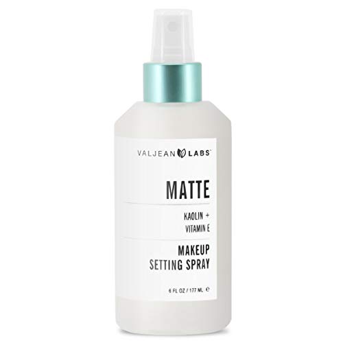 Valjean Labs Matte Makeup Setting Spray | Koalin + Vitamin E | Long-Lasting W...