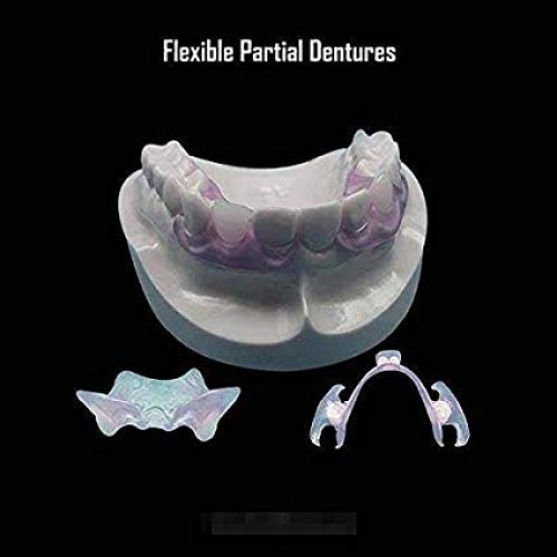 Affordable Flexible Valplast Customized Partial Denture (Pink, Valplast)