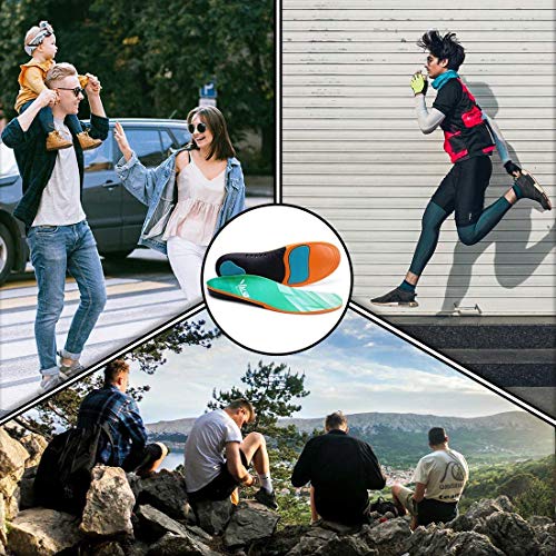 VALSOLE Plantar Fasciitis Orthotic Shoe Inserts,Athletic Running Insoles for ...