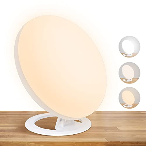 Light Therapy Lamp, UV-Free 10000-38600 Lux LED Therapy Light, 3 Color Temper...