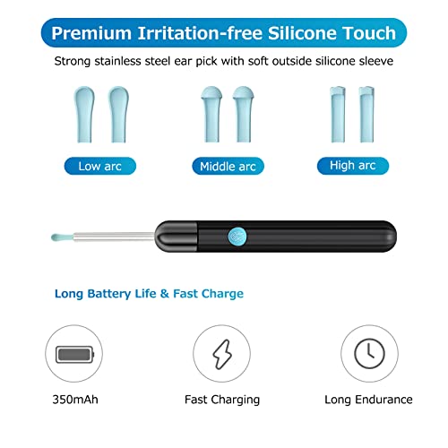 Ear Wax Removal, Ear Cleaner Camera 1080P, Ear Wax Removal Tool with 6 LED Li...
