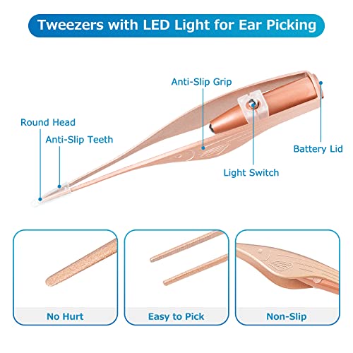 Ear Wax Removal, Ear Cleaner Camera 1080P, Ear Wax Removal Tool with 6 LED Li...