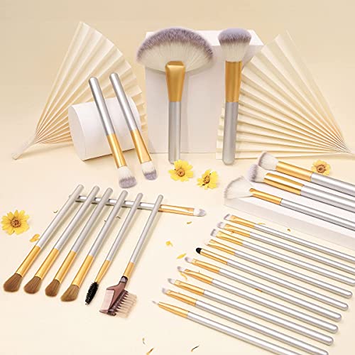 Make up Brushes, VANDER LIFE 24pcs Premium Cosmetic Makeup Brush Set for Foun...