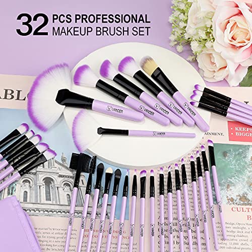 Make up Brushes, VANDER Professional 32pcs Makeup Brush Set, Makeup Brushes S...