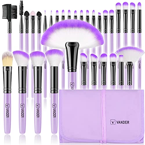 Make up Brushes, VANDER Professional 32pcs Makeup Brush Set, Makeup Brushes S...