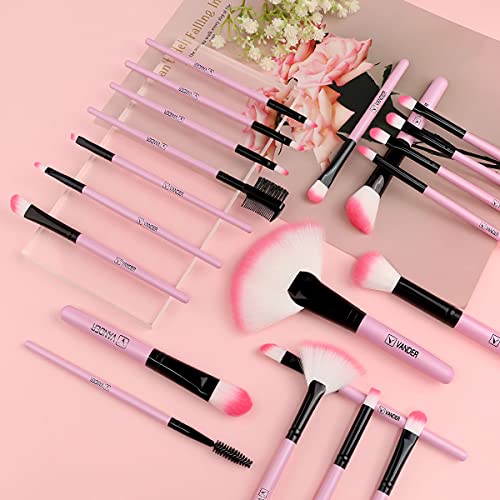 Makeup Brushes, VANDER 32pcs Professional Soft Synthetic Kabuki Cosmetic Eyeb...