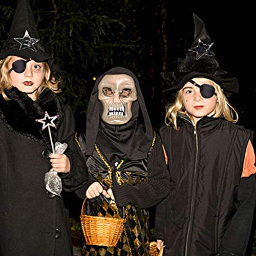 Pirate Eye Patches 2 Pack Adjustable Amblyopia Lazy Eye Patches for Adults an...