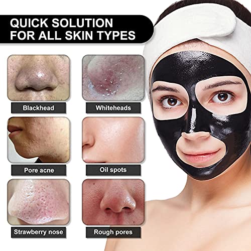 VANECL Blackhead Remover Mask ,Peel Off Mask, Activated Charcoal Face Mask fo...